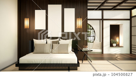 Bed room original - Japanese style interior design. Bed room original - Japanese style interior design. 104500827