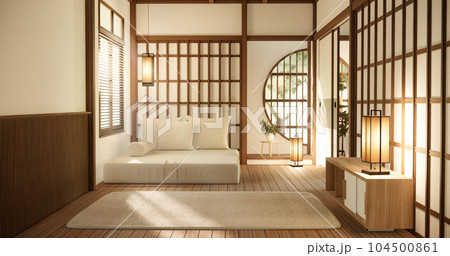Bed room original - Japanese style interior design. 104500861