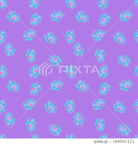 Abstract floral endless background. Chamomile flower seamless pattern, elegantly in a simple style. 104501111
