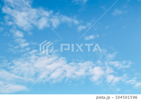Background of blue sky with white clouds. Natural backdrop Background of blue sky with white clouds. Natural backdrop 104501596