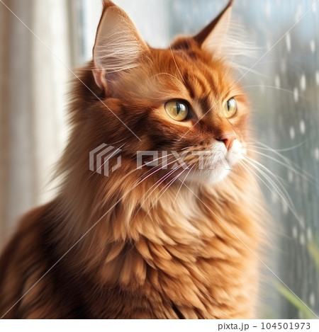 Somali Cat Stock Illustrations, Cliparts and Royalty Free Somali