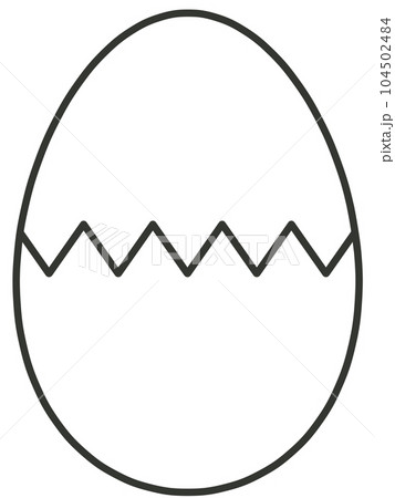 ひびの入ったたまご ひびの入ったたまご 104502484