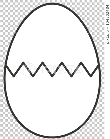 ひびの入ったたまご ひびの入ったたまご 104502484