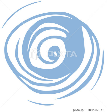 台風のアイコン 104502946