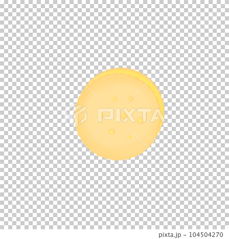 Single biscuit on white background Single biscuit on white background 104504270