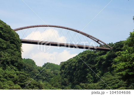 美しい瀧見大橋の景色 美しい瀧見大橋の景色 104504686