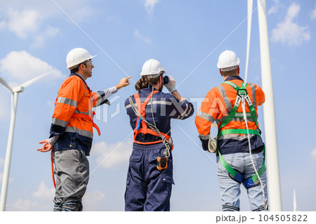 Engineer working with confident. Worker outdoor working. Mega project construction. Engineer working with confident. Worker outdoor working. Mega project construction. 104505822