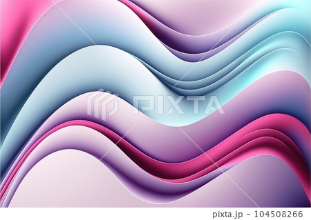 Contemporary abstract waves design background with pastel color 104508266