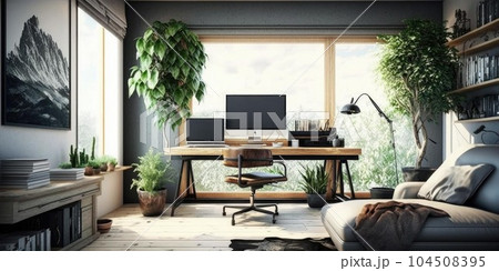 luxurious interior elegant design in modern house 104508395