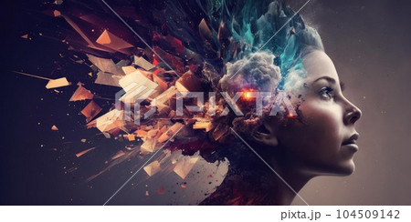 Creative mind imagination concept art,...のイラスト素材 [104509142] - PIXTA