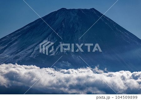 朝霧高原・雨ヶ岳から見る富士山 朝霧高原・雨ヶ岳から見る富士山 104509899