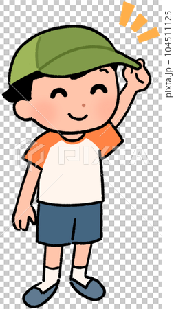 戴著帽子的男孩 戴著帽子的男孩 104511125