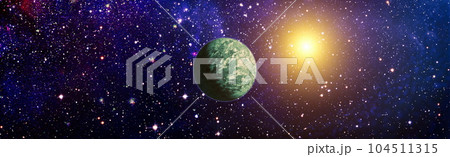 planets, stars and galaxies in outer space showing the beauty of space exploration. Elements furnished by NASA planets, stars and galaxies in outer space showing the beauty of space exploration. Elements furnished by NASA 104511315
