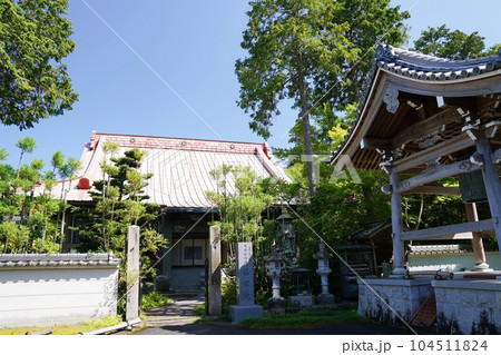 大阪 泉佐野 慈眼院 本堂と鐘楼(初夏) 大阪 泉佐野 慈眼院 本堂と鐘楼(初夏) 104511824
