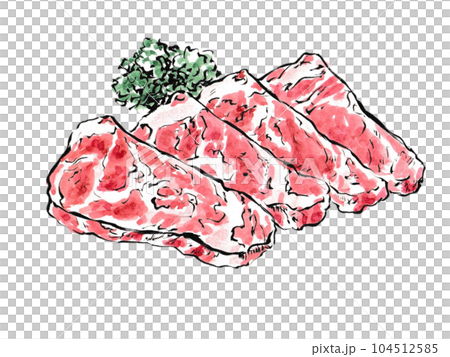 Let's sizzle on a summer outdoor barbecue moderately fatty beef ribs Let's sizzle on a summer outdoor barbecue moderately fatty beef ribs 104512585