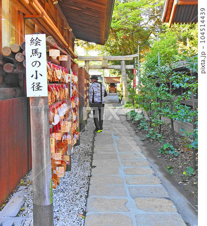 北九州市の小倉城隣にある八坂神社絵馬の小径 104514439