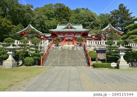 足利織姫神社の社殿 104515344