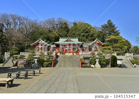 足利織姫神社の社殿 足利織姫神社の社殿 104515347