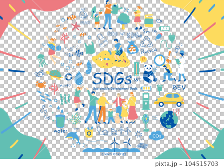 SDGs　持続可能な社会　素材集 104515703