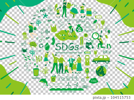 SDGs　持続可能な社会　素材集 104515753
