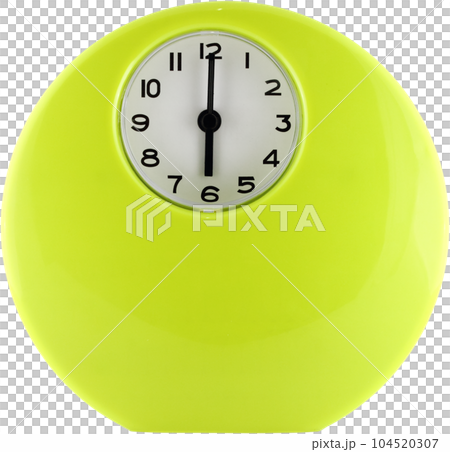 Alarm clock green colour. Alarm clock green colour. 104520307