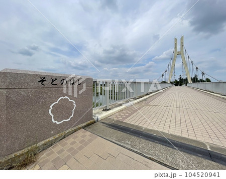 権現堂第3号公園から権現堂堤へ渡る外野橋 104520941