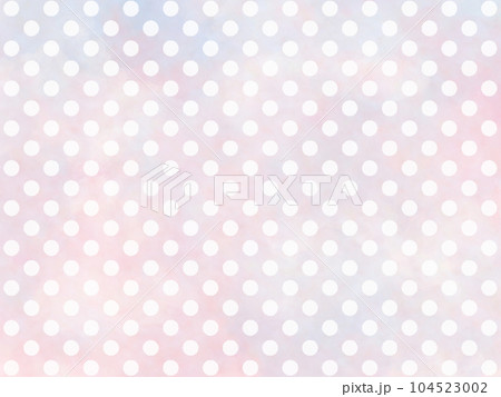 パステルカラーのぼかしと白ドットの背景素材 104523002