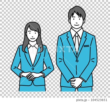 男性和女性圖標問候圖 104523651