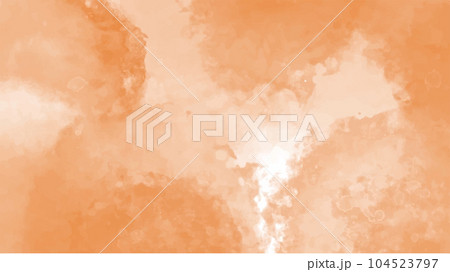 Abstract orange watercolor background.Hand painted watercolor. vector Abstract orange watercolor background.Hand painted watercolor. vector 104523797