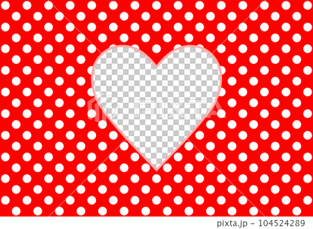 心形簡單相框素材 104524289