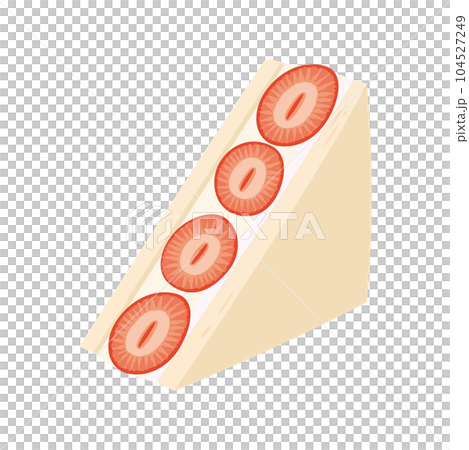 Strawberry fruit sandwich Strawberry fruit sandwich 104527249