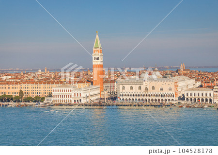 The Venice with St. Mark's Campanile The Venice with St. Mark's Campanile 104528178