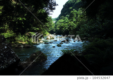 雄川を流れる静かな川 雄川を流れる静かな川 104532647