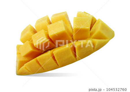 Sweet Mango fruit isolated on white background Sweet Mango fruit isolated on white background 104532760