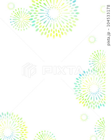 水彩花火のイラスト背景・シンプル縦型 水彩花火のイラスト背景・シンプル縦型 104533178