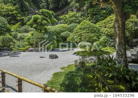 報国寺(鎌倉市)庭園「枯山水」 報国寺(鎌倉市)庭園「枯山水」 104533296