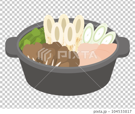 Kiritanpo hot pot illustration 104533817