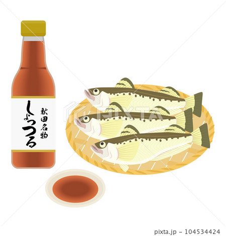 しょっつるとはたはたのイラスト 104534424