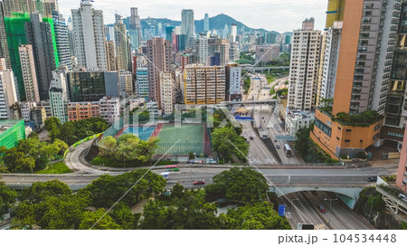 July 1 2023 the Tsing Chau Street Playground, hong kong, July 1 2023 the Tsing Chau Street Playground, hong kong, 104534448