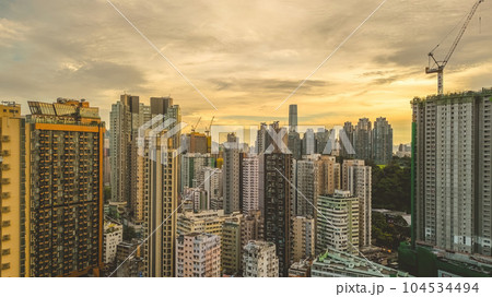 July 1 2023 High rises Private Housing Estate at To Kwa Wan, July 1 2023 High rises Private Housing Estate at To Kwa Wan, 104534494