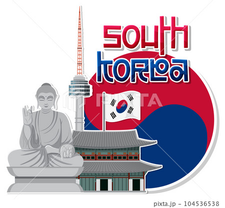 Korean element nation tradition symbol 104536538