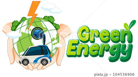 Green energy vector concept Green energy vector concept 104536906