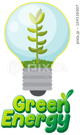 Green energy from natural resources vector concept Green energy from natural resources vector concept 104536907