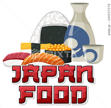Group of Japanese traditional food icon Group of Japanese traditional food icon 104537378