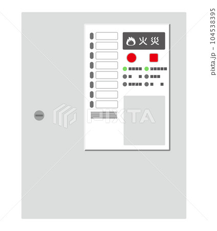 火災受信機（通常）のイラスト 104538395