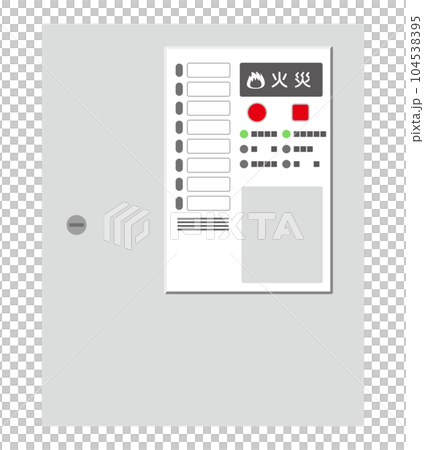 火災受信機（通常）のイラスト 104538395