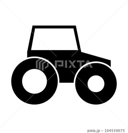 tractor icon vector 104539073