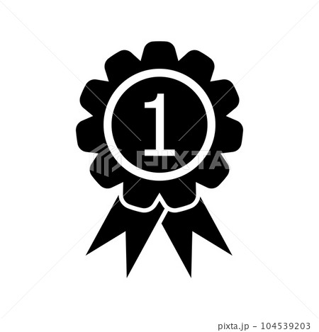 medal icon vector 104539203