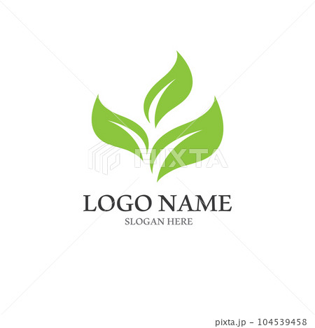 Green leaf Logo and symbol vector Green leaf Logo and symbol vector 104539458