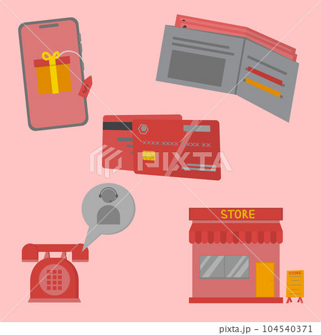 5 Sale Icon Illustrations Set 5 Sale Icon Illustrations Set 104540371
